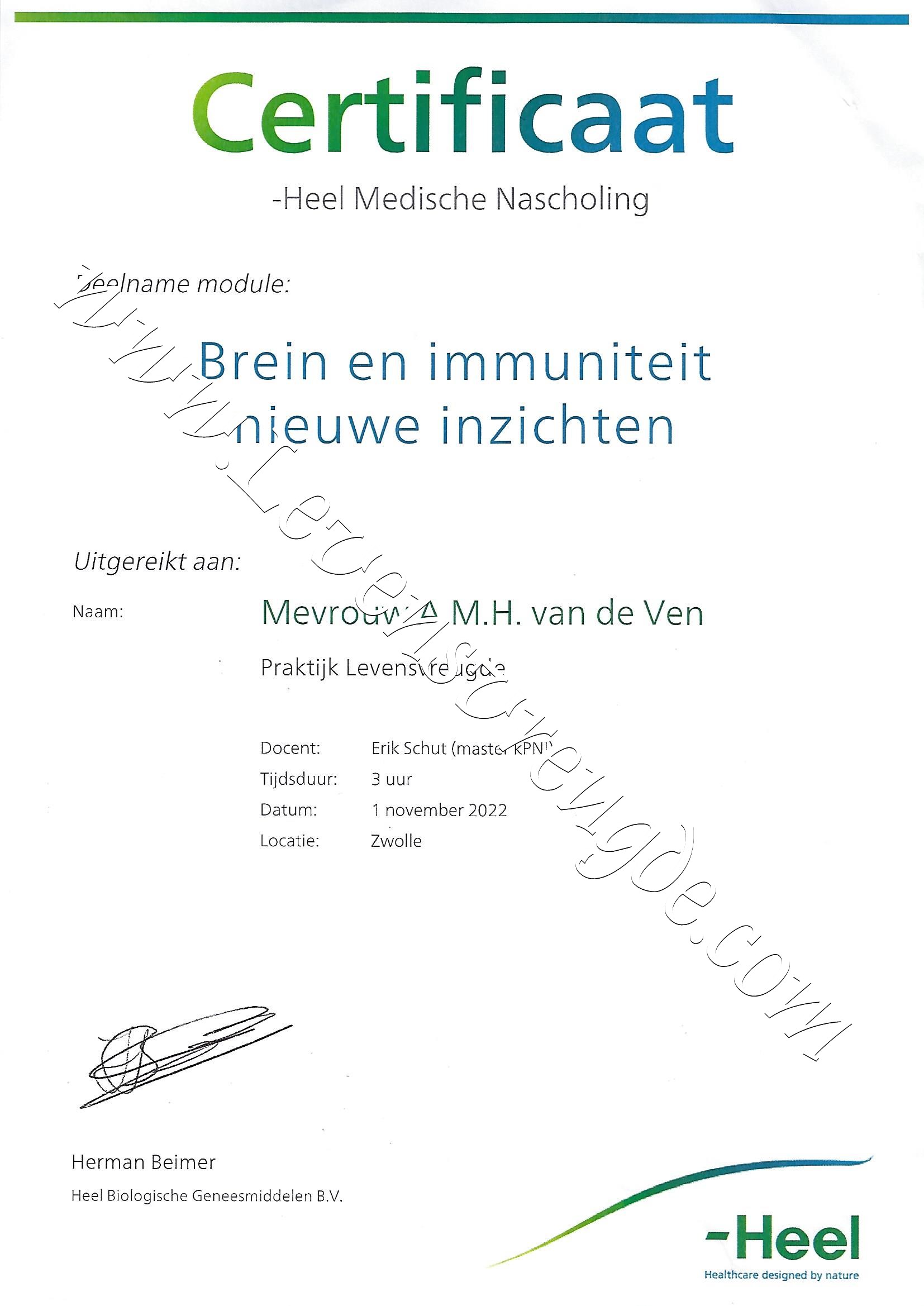 Brein en Immuniteit - Nieuwe inzichten